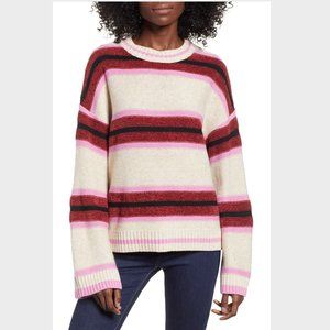 BP pink striped sweater